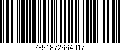 Código de barras (EAN, GTIN, SKU, ISBN): '7891872664017'