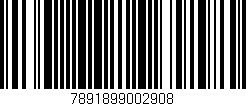 Código de barras (EAN, GTIN, SKU, ISBN): '7891899002908'