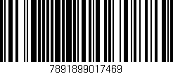 Código de barras (EAN, GTIN, SKU, ISBN): '7891899017469'