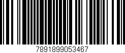 Código de barras (EAN, GTIN, SKU, ISBN): '7891899053467'
