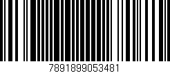 Código de barras (EAN, GTIN, SKU, ISBN): '7891899053481'