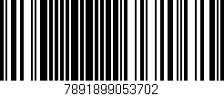 Código de barras (EAN, GTIN, SKU, ISBN): '7891899053702'
