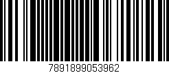 Código de barras (EAN, GTIN, SKU, ISBN): '7891899053962'