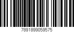 Código de barras (EAN, GTIN, SKU, ISBN): '7891899059575'