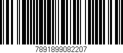 Código de barras (EAN, GTIN, SKU, ISBN): '7891899082207'