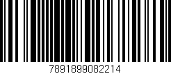 Código de barras (EAN, GTIN, SKU, ISBN): '7891899082214'