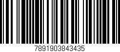 Código de barras (EAN, GTIN, SKU, ISBN): '7891903843435'