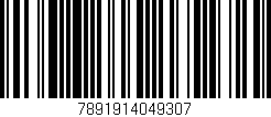 Código de barras (EAN, GTIN, SKU, ISBN): '7891914049307'