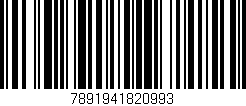 Código de barras (EAN, GTIN, SKU, ISBN): '7891941820993'