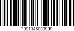 Código de barras (EAN, GTIN, SKU, ISBN): '7891946803939'