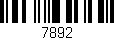 Código de barras (EAN, GTIN, SKU, ISBN): '7892'