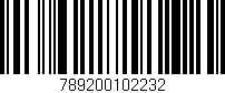 Código de barras (EAN, GTIN, SKU, ISBN): '789200102232'