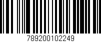 Código de barras (EAN, GTIN, SKU, ISBN): '789200102249'