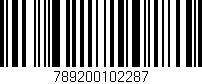 Código de barras (EAN, GTIN, SKU, ISBN): '789200102287'