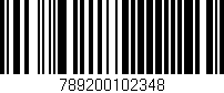 Código de barras (EAN, GTIN, SKU, ISBN): '789200102348'