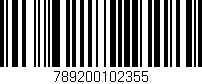 Código de barras (EAN, GTIN, SKU, ISBN): '789200102355'