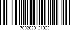 Código de barras (EAN, GTIN, SKU, ISBN): '7892023121823'