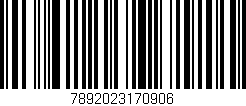 Código de barras (EAN, GTIN, SKU, ISBN): '7892023170906'