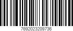Código de barras (EAN, GTIN, SKU, ISBN): '7892023209736'
