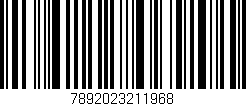 Código de barras (EAN, GTIN, SKU, ISBN): '7892023211968'