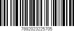 Código de barras (EAN, GTIN, SKU, ISBN): '7892023225705'
