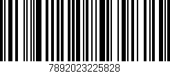 Código de barras (EAN, GTIN, SKU, ISBN): '7892023225828'