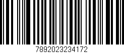 Código de barras (EAN, GTIN, SKU, ISBN): '7892023234172'