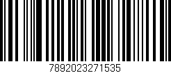 Código de barras (EAN, GTIN, SKU, ISBN): '7892023271535'
