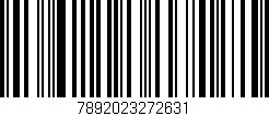Código de barras (EAN, GTIN, SKU, ISBN): '7892023272631'