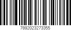 Código de barras (EAN, GTIN, SKU, ISBN): '7892023273355'