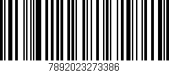 Código de barras (EAN, GTIN, SKU, ISBN): '7892023273386'