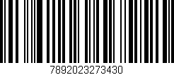 Código de barras (EAN, GTIN, SKU, ISBN): '7892023273430'