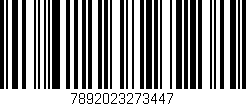 Código de barras (EAN, GTIN, SKU, ISBN): '7892023273447'