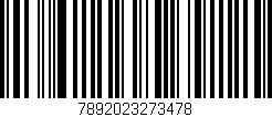 Código de barras (EAN, GTIN, SKU, ISBN): '7892023273478'