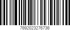 Código de barras (EAN, GTIN, SKU, ISBN): '7892023276738'