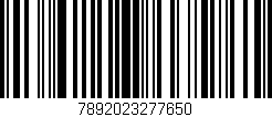 Código de barras (EAN, GTIN, SKU, ISBN): '7892023277650'