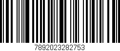 Código de barras (EAN, GTIN, SKU, ISBN): '7892023282753'
