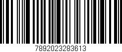 Código de barras (EAN, GTIN, SKU, ISBN): '7892023283613'