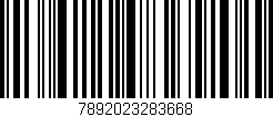 Código de barras (EAN, GTIN, SKU, ISBN): '7892023283668'
