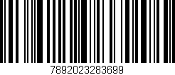 Código de barras (EAN, GTIN, SKU, ISBN): '7892023283699'