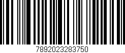 Código de barras (EAN, GTIN, SKU, ISBN): '7892023283750'