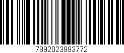 Código de barras (EAN, GTIN, SKU, ISBN): '7892023993772'