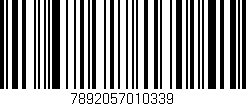 Código de barras (EAN, GTIN, SKU, ISBN): '7892057010339'