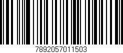 Código de barras (EAN, GTIN, SKU, ISBN): '7892057011503'