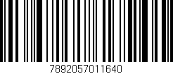 Código de barras (EAN, GTIN, SKU, ISBN): '7892057011640'