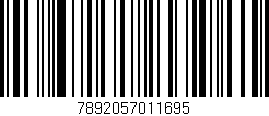 Código de barras (EAN, GTIN, SKU, ISBN): '7892057011695'