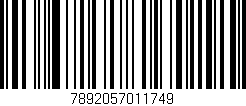 Código de barras (EAN, GTIN, SKU, ISBN): '7892057011749'