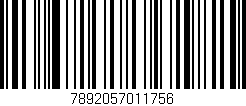 Código de barras (EAN, GTIN, SKU, ISBN): '7892057011756'