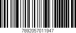 Código de barras (EAN, GTIN, SKU, ISBN): '7892057011947'