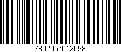 Código de barras (EAN, GTIN, SKU, ISBN): '7892057012098'